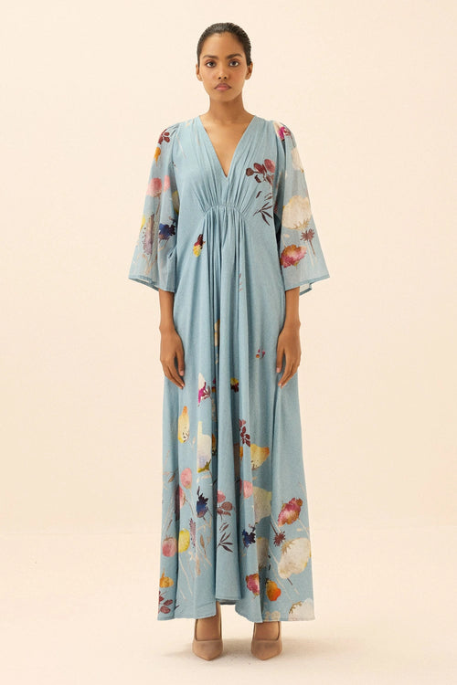 Sky Blue Skyline Dress