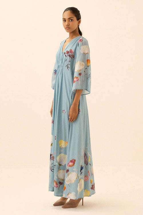 Sky Blue Skyline Dress