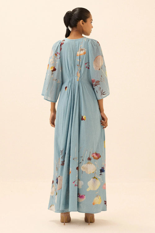 Sky Blue Skyline Dress