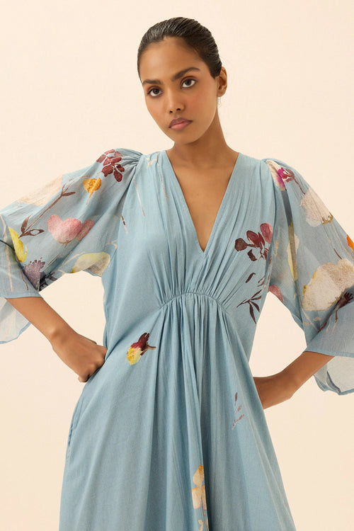 Sky Blue Skyline Dress