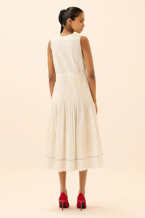 Off White Whitestone Dress