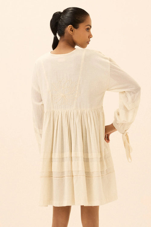 Off White Salt Trace Dress