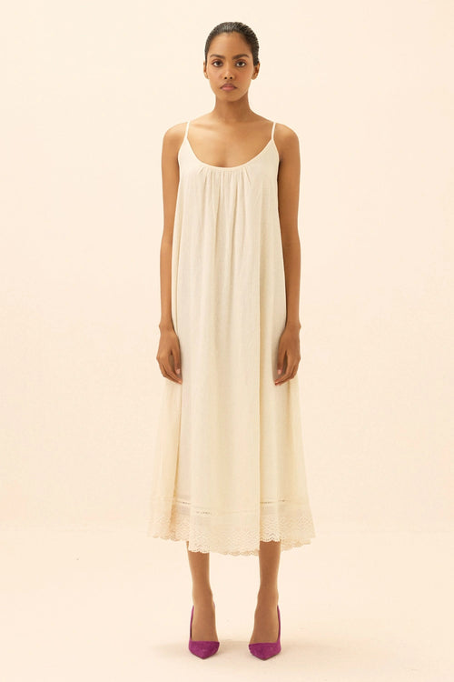 Off White Ice Field Dress