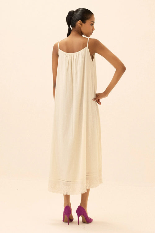 Off White Ice Field Dress