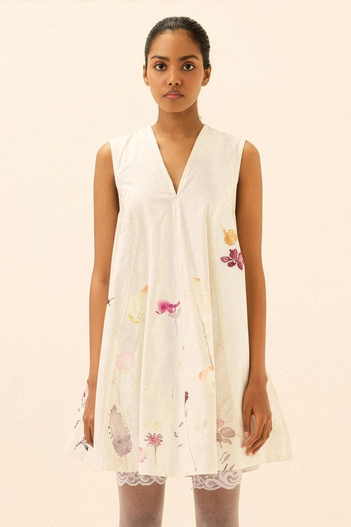 Off White Pristine Dress