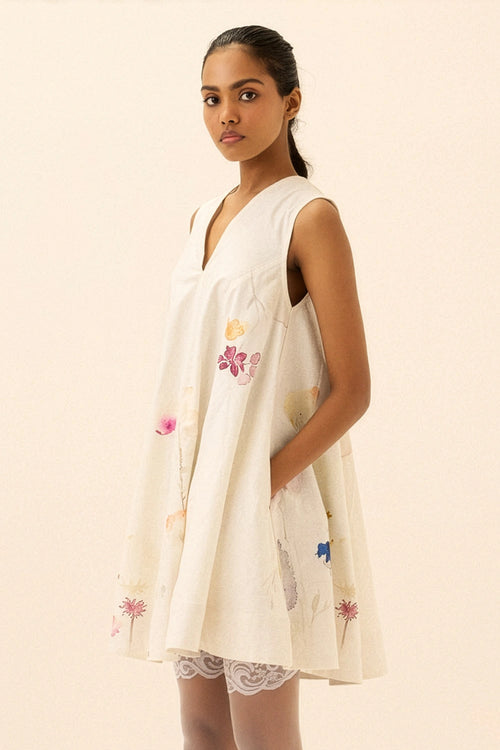 Off White Pristine Dress