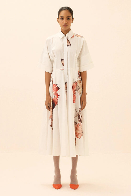 Multicolor Caucasian Shirt Dress