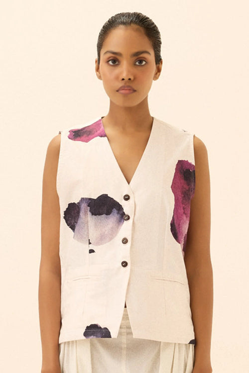 Multicolor Fleur Top