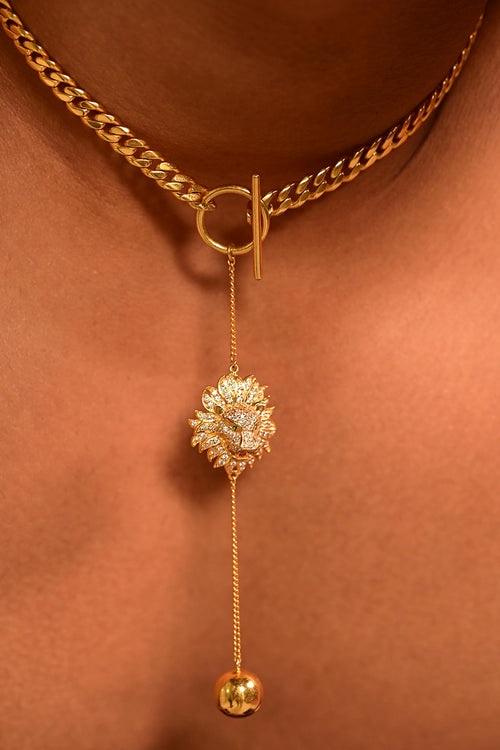 Lion Cuban Chain Necklace