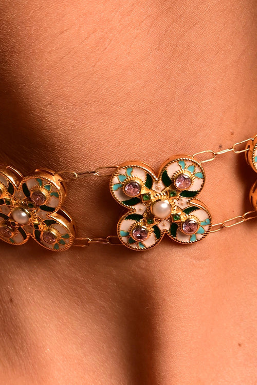 Victorian Enamel Choker