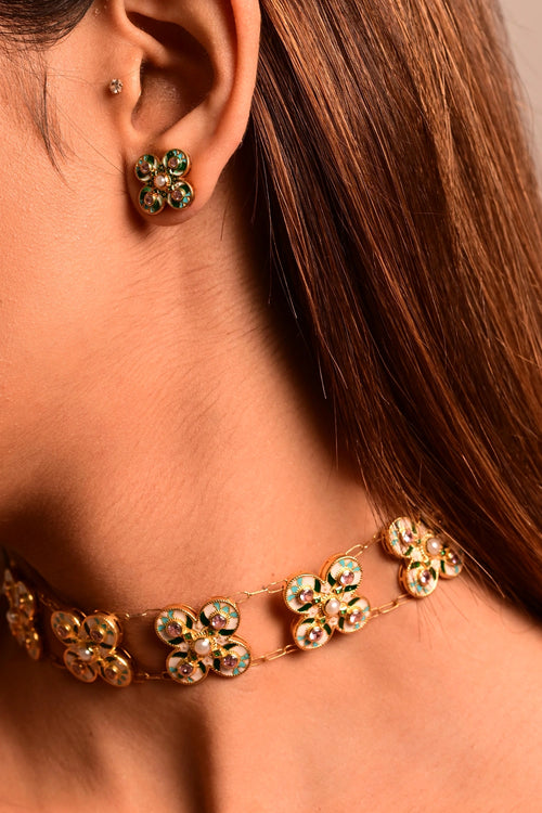 Victorian Enamel Choker
