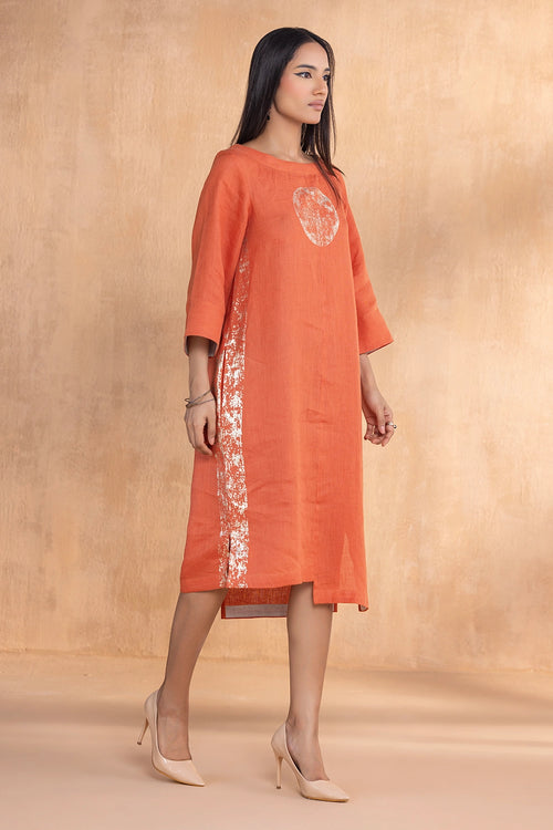 Luna Tangerine Dress