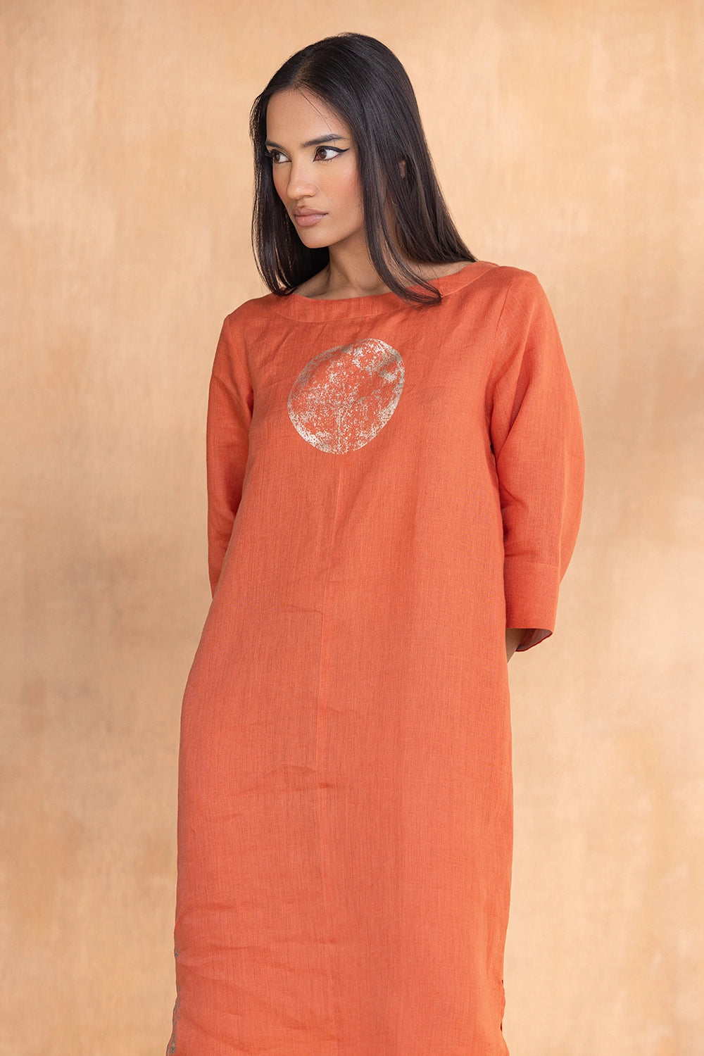 Luna Tangerine Dress