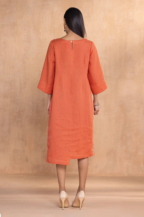 Luna Tangerine Dress
