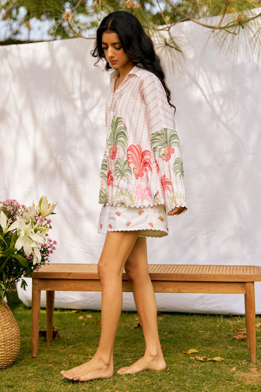 Plume and Palms Co-ord Set