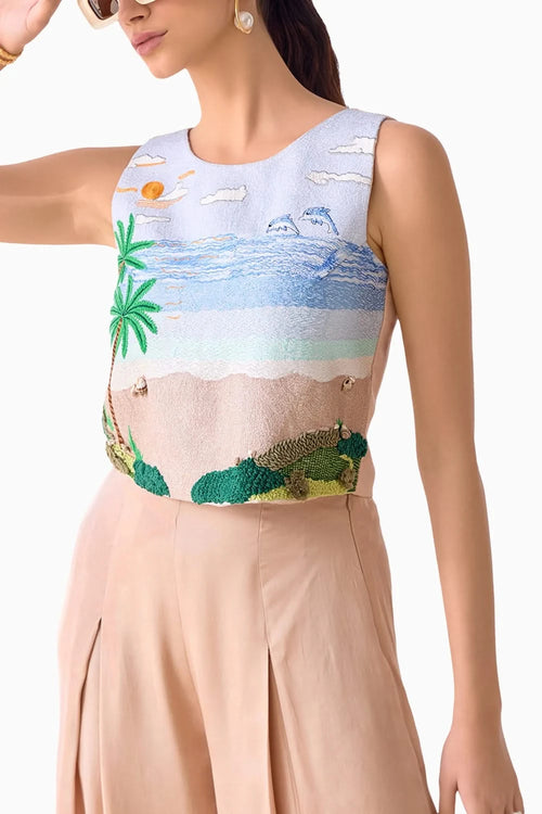 Hawaii Ecru Top