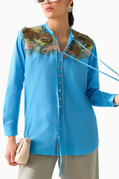 Mexico Sky Blue Shirt