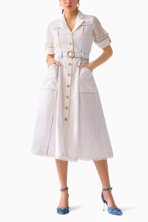Hathway White Dress