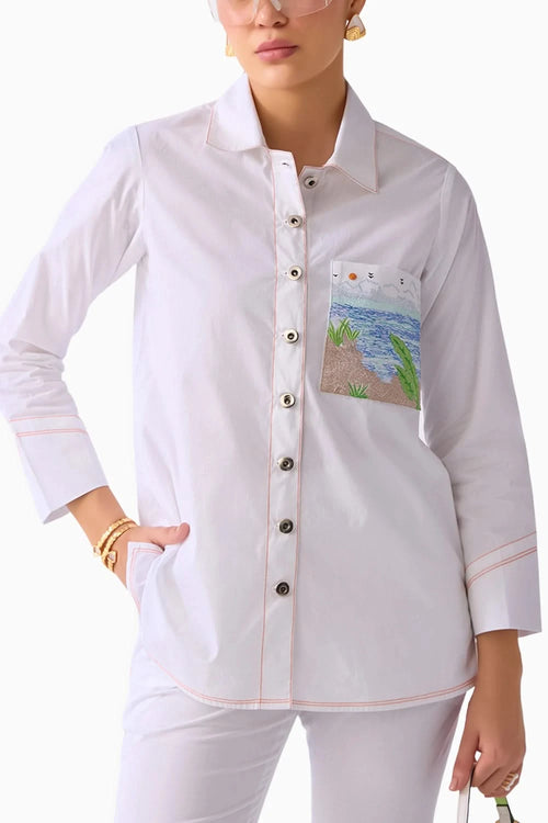 Skysand White Shirt