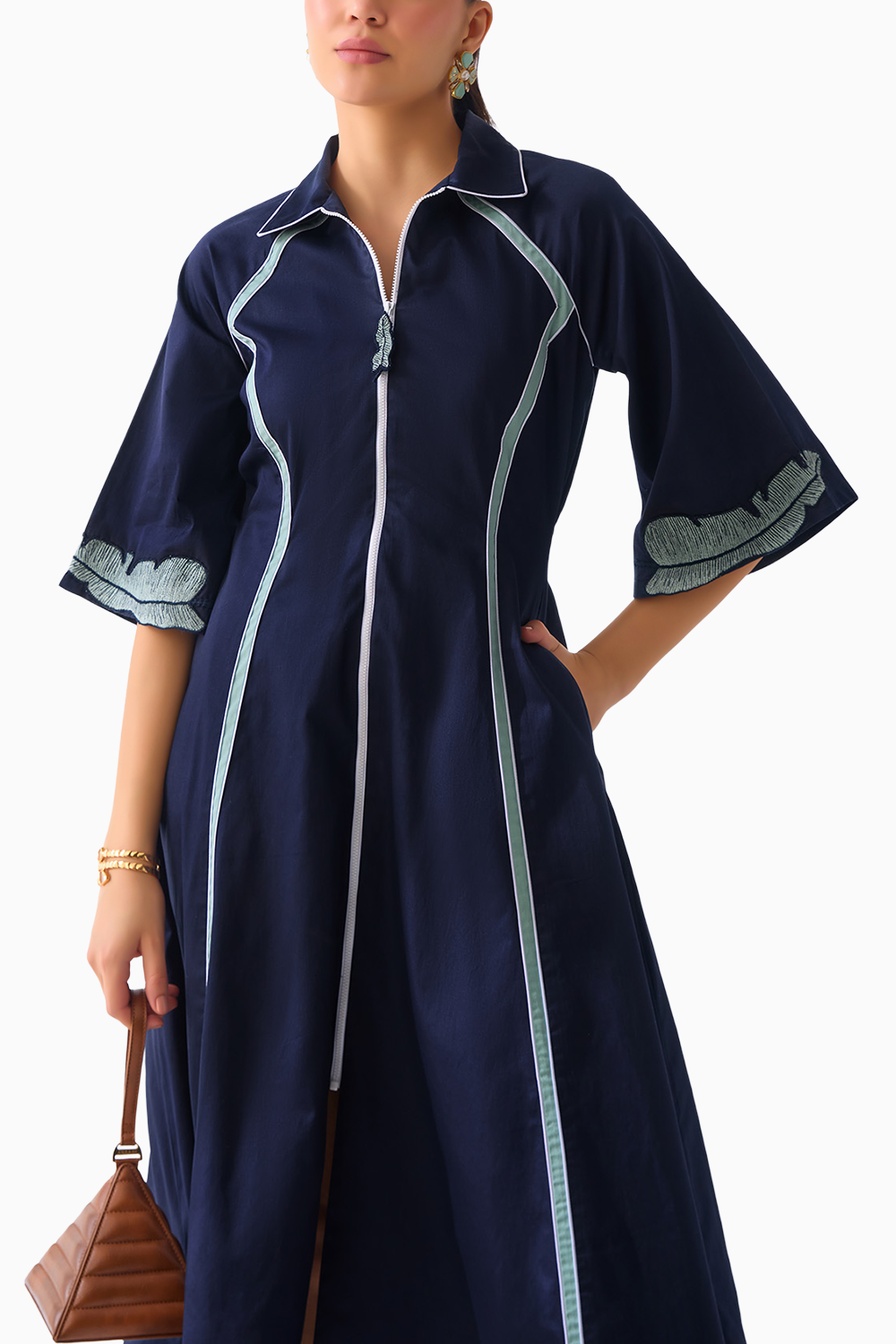 Navy Paradise Dress