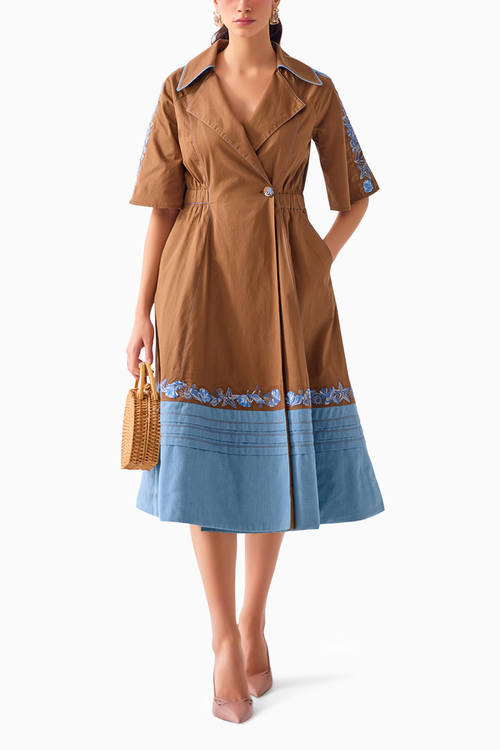 Tan Melinda Dress