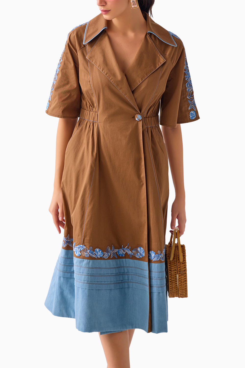 Tan Melinda Dress