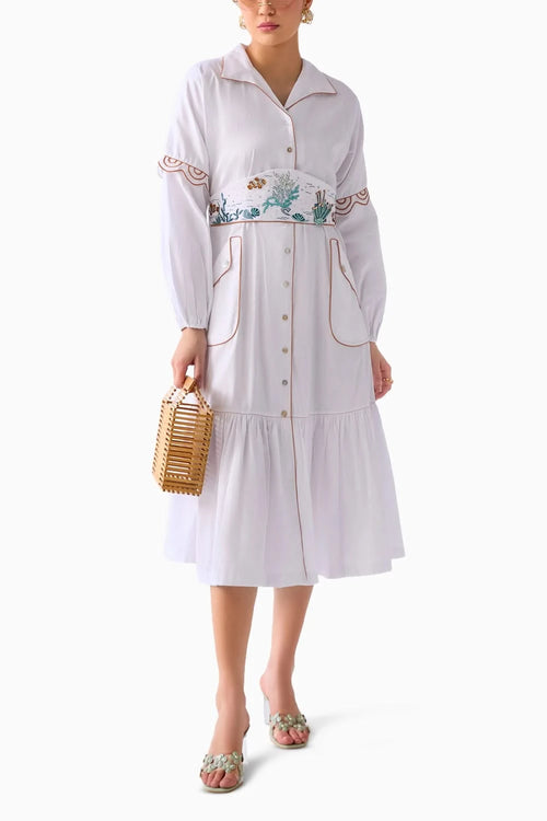 Marina White Dress