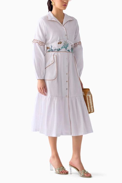 Marina White Dress