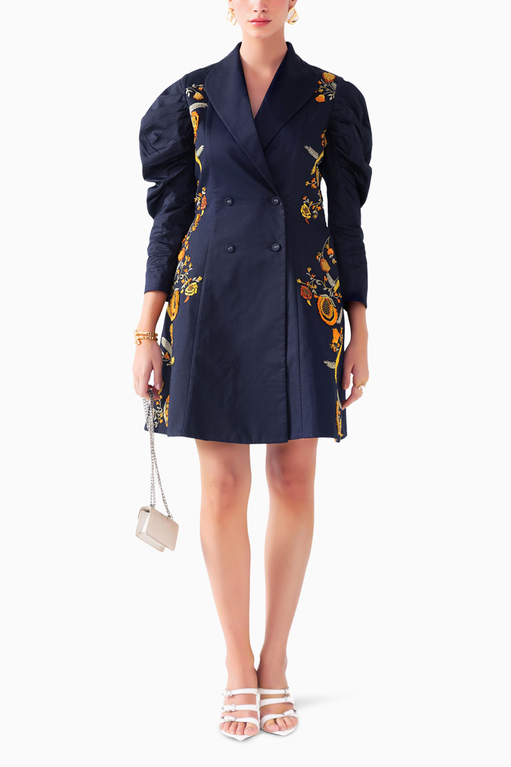 Happy Girl Navy Blazer Dress