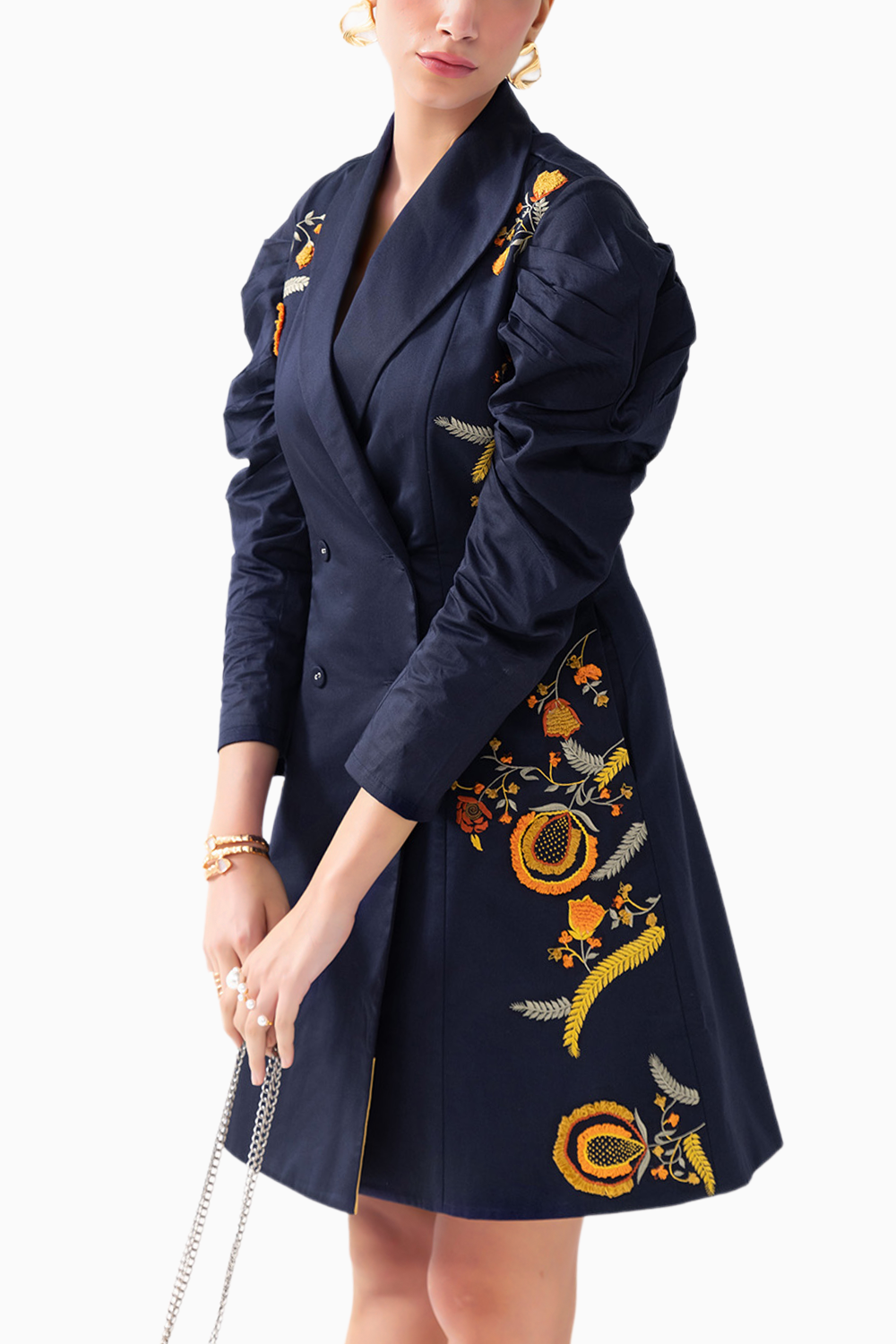 Happy Girl Navy Blazer Dress