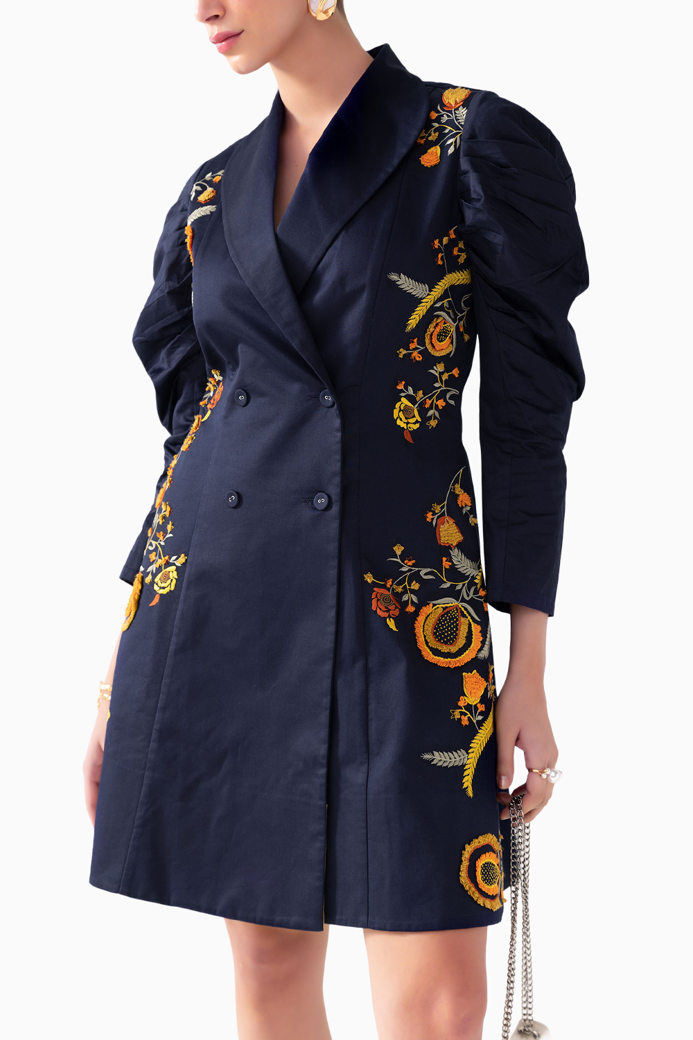 Happy Girl Navy Blazer Dress