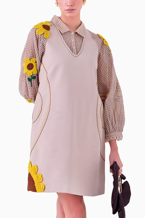 Sunkissed Ecru Dress