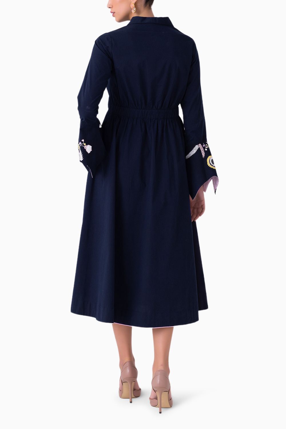 Paloma Midi Navy Dress