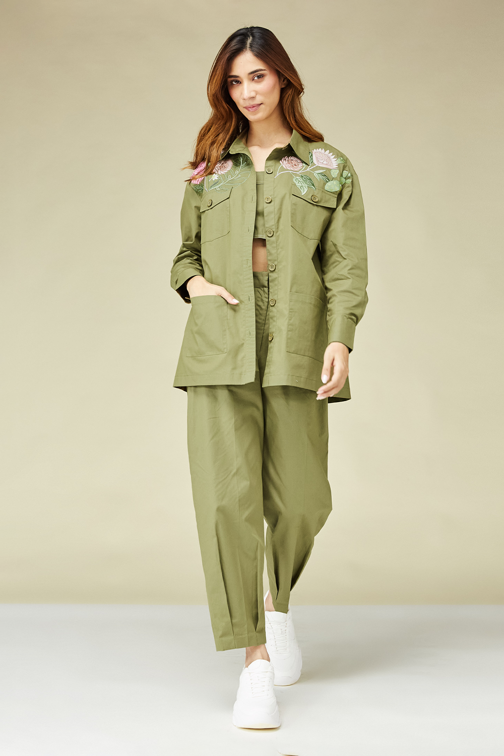 Khaki Green Everyday Shirt and Pants