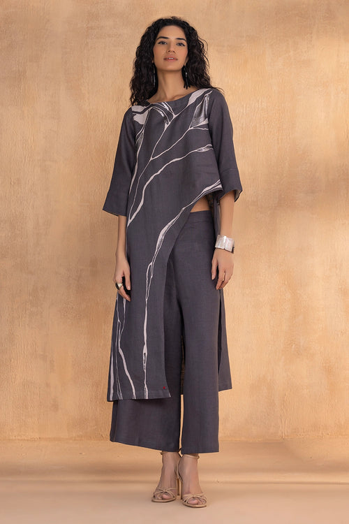 Quatum Theory Charcoal Long Co-ord Set