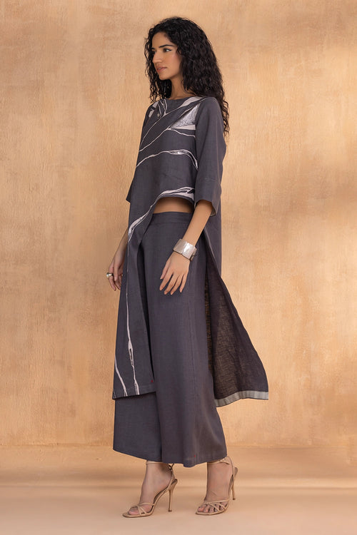 Quatum Theory Charcoal Long Co-ord Set
