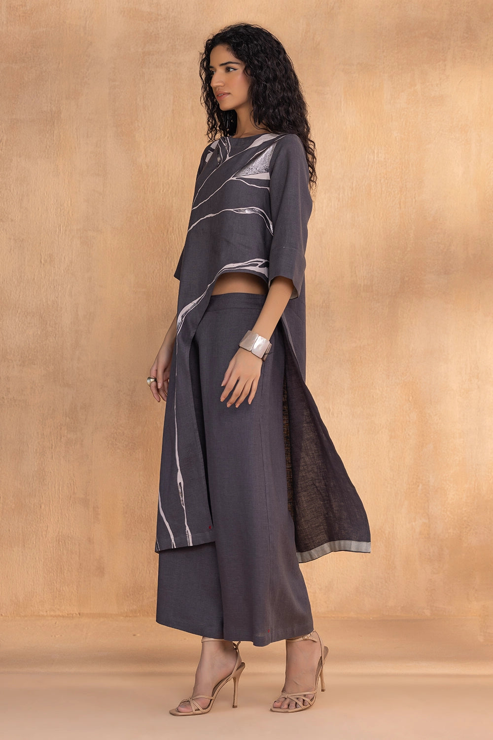 Quatum Theory Charcoal Long Co-ord Set