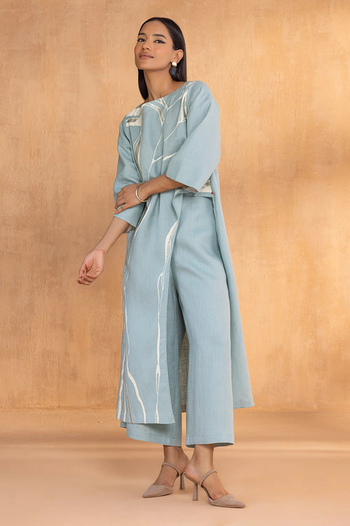 Quatum Theory Light Jade Long Co-ord Set