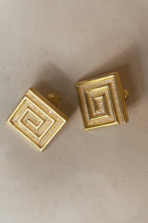 Vintage Pave Earrings