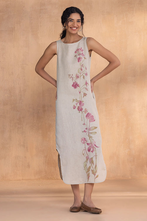 Watercolour Moss Roots Dress