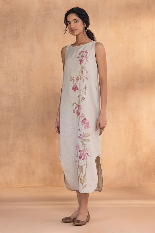 Watercolour Moss Roots Dress