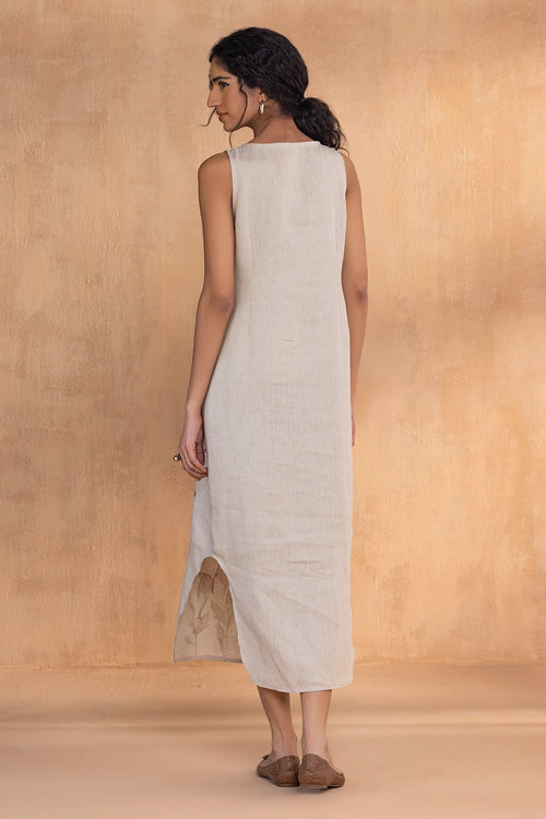 Watercolour Moss Roots Dress