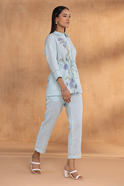 Watercolour Woods Powder Blue Co-ord Set