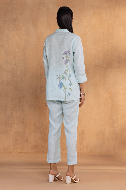Watercolour Woods Powder Blue Co-ord Set