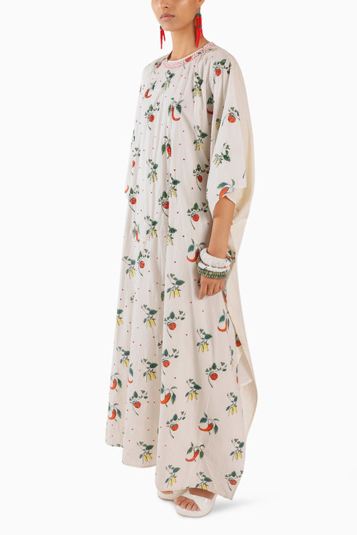 Seersucker Kaftan