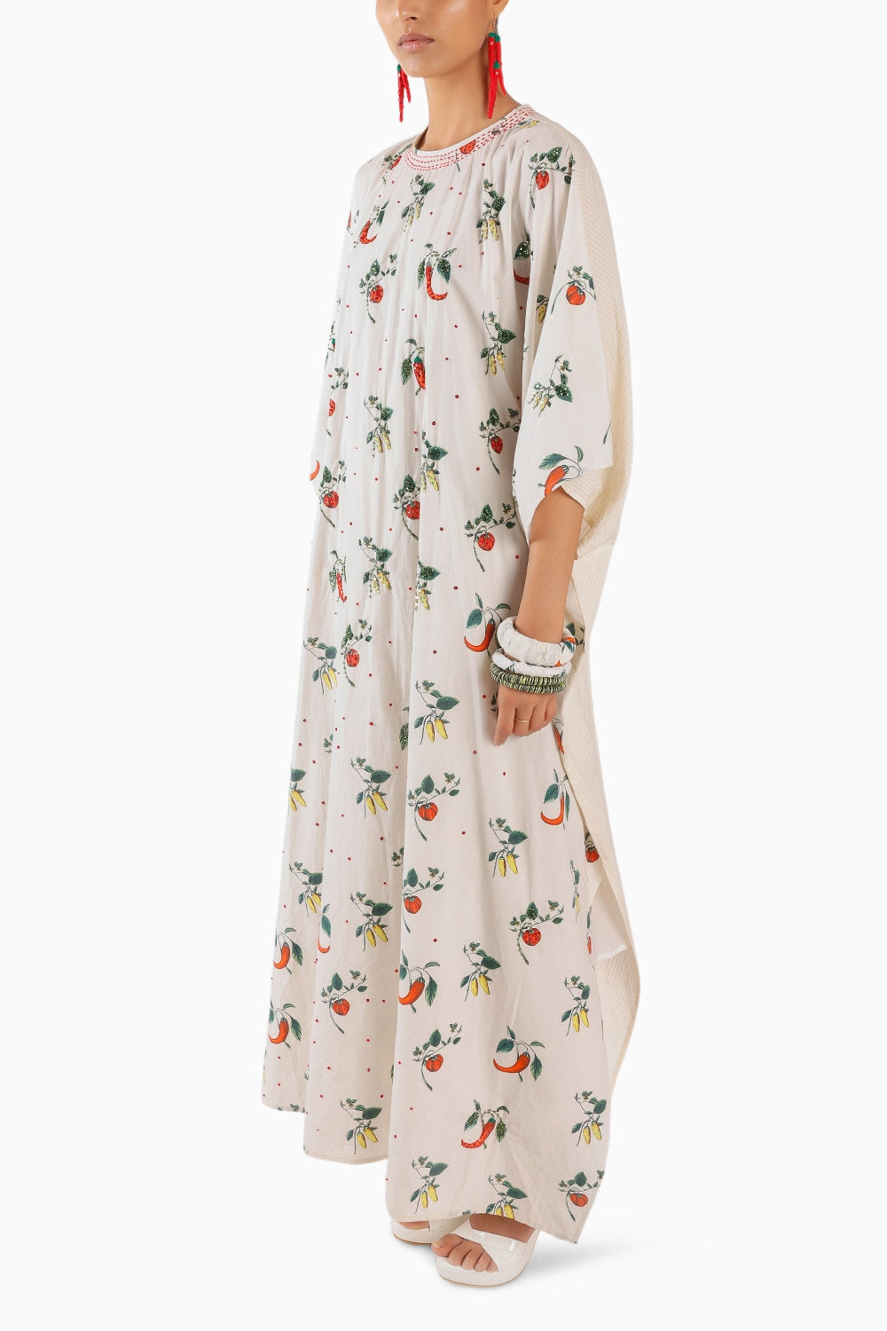 Seersucker Kaftan
