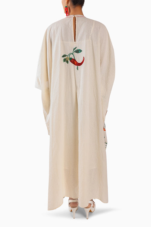 Seersucker Kaftan