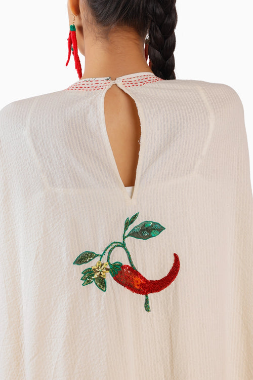 Seersucker Kaftan