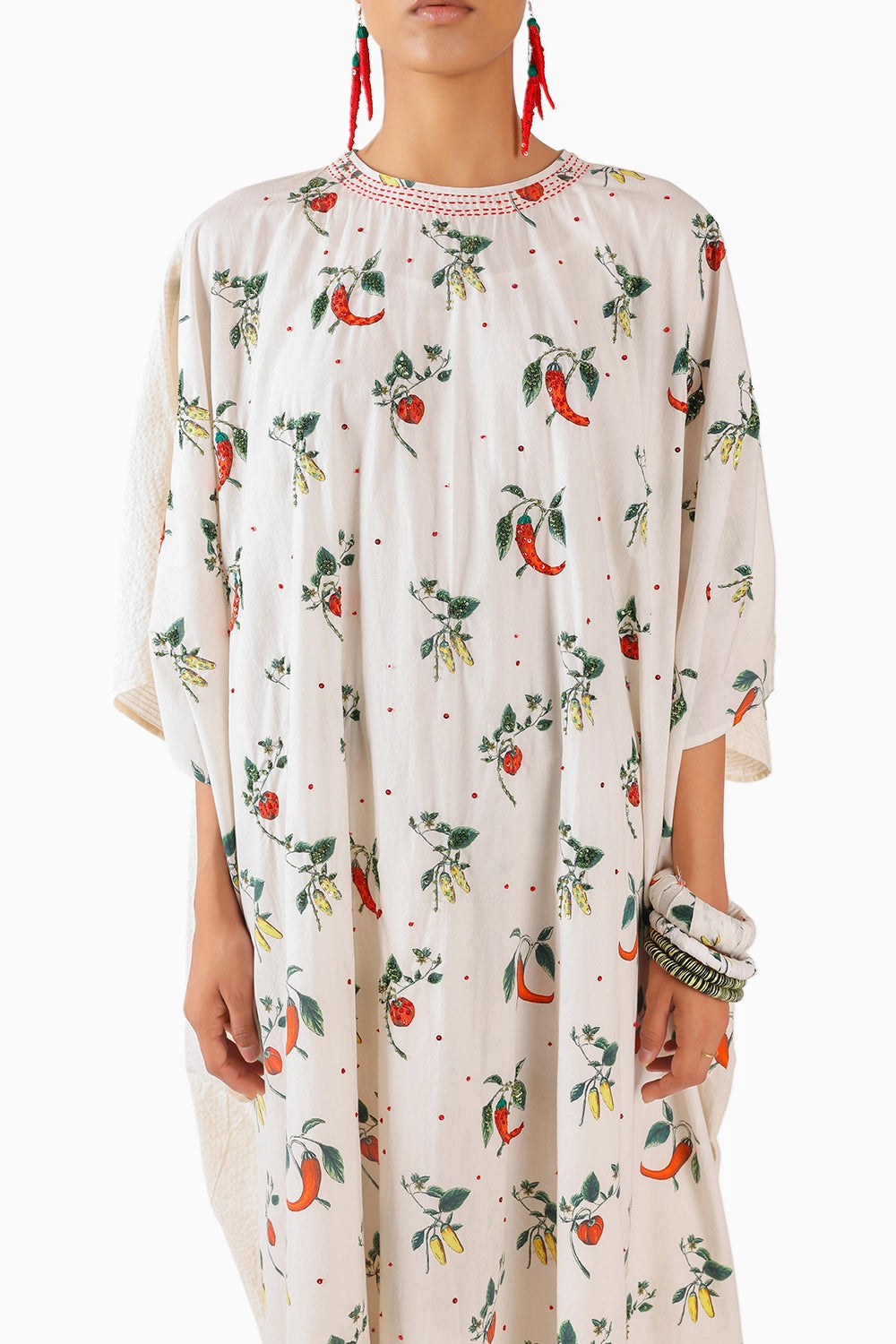 Seersucker Kaftan
