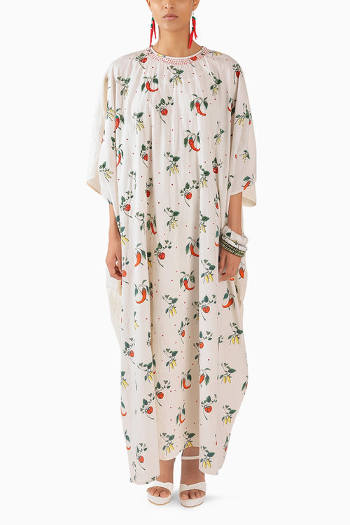 Seersucker Kaftan
